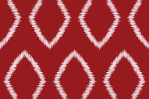 Traditional Ethnic ikat motif fabric pattern geometric style.African Ikat embroidery Ethnic oriental pattern red background wallpaper. Abstract,vector,illustration.Texture,frame,decoration. vector