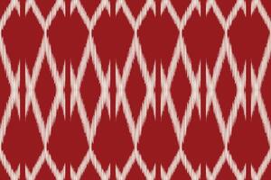 Traditional Ethnic ikat motif fabric pattern geometric style.African Ikat embroidery Ethnic oriental pattern red background wallpaper. Abstract,vector,illustration.Texture,frame,decoration. vector