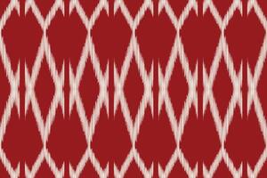 Traditional Ethnic ikat motif fabric pattern geometric style.African Ikat embroidery Ethnic oriental pattern red background wallpaper. Abstract,vector,illustration.Texture,frame,decoration. vector