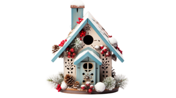 AI generated Birdhouse On Transparent Background png