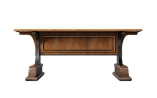 AI generated Lecture Desk On Transparent Background. png