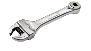 AI generated Adjustable Wrench On Transparent Background png