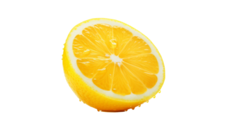 ai genererad citron- på transparent bakgrund png