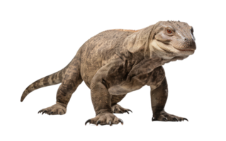 AI generated Komodo Dragon On Transparent Background. png