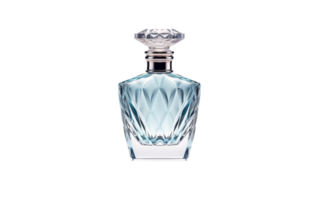 ai gerado perfume garrafa em transparente fundo png