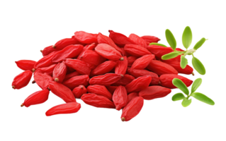 ai gerado goji bagas em transparente fundo png