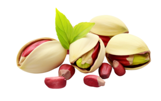 ai gerado crocante pistachios em transparente fundo png