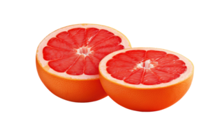 AI generated Luscious Grapefruit Delight On Transparent Background png