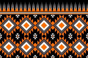 Geometric ethnic oriental seamless pattern. Can be used in fabric design for clothing, textile, wrapping, background, wallpaper, carpet, embroidery style vector