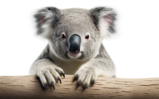 AI generated Koala Majesty On Transparent Background. png