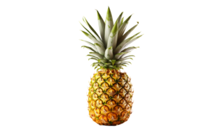 ai gegenereerd ananas Aan transparant achtergrond png