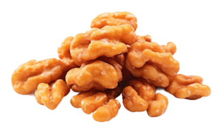 AI generated Maple-Glazed Walnuts On Transparent Background png