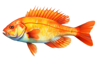 ai genererad morwong fisk bild på transparent bakgrund. png