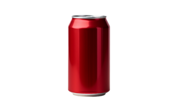 AI generated Red Can for Commercial Branding On Transparent Background png