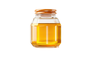 AI generated Honey Bottle On Transparent Background png