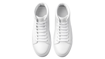AI generated White Sneaker On Transparent Background png