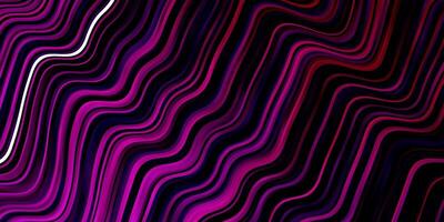 Dark Pink vector pattern with lines.