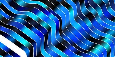 Dark BLUE vector pattern with curved lines.