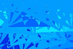 Dark BLUE vector template with triangle shapes.