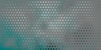 Dark BLUE vector background with circles.