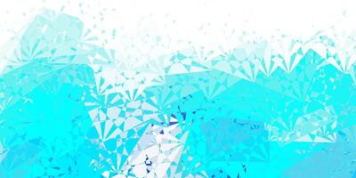 Light BLUE vector background with triangles.