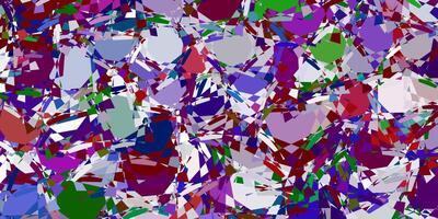 Light Multicolor vector texture with random triangles.