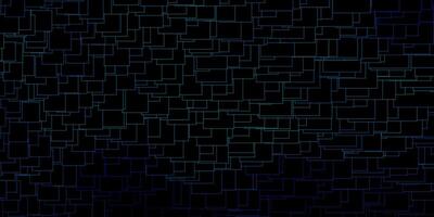 Dark BLUE vector background with rectangles.