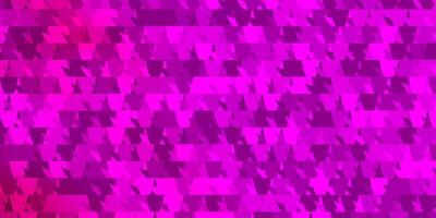 Light Pink vector layout with lines, triangles.