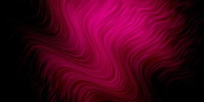 Dark Pink vector backdrop with curves.