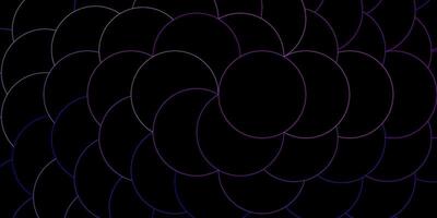 Dark Pink, Blue vector pattern with spheres.