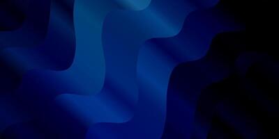 Dark BLUE vector background with lines.