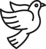 Bird icon vector image. Suitable for mobile apps, web apps and print media.