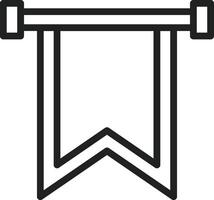 Banner icon vector image. Suitable for mobile apps, web apps and print media.