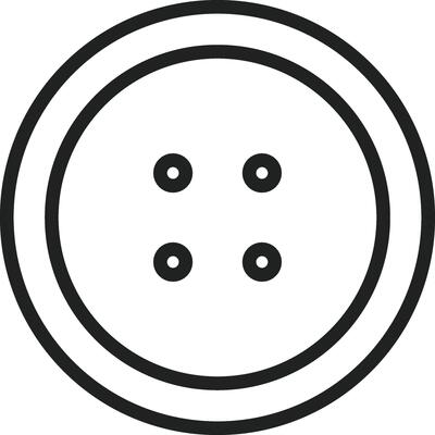 Button icon vector image. Suitable for mobile apps, web apps and print media.
