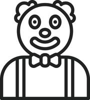 Clown icon vector image. Suitable for mobile apps, web apps and print media.