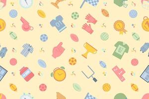 Stylish seamless patterns with funny cartoon vector