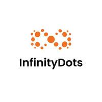 Dot Dotted Infinity Loop Limit Vector Abstract Illustration Logo Icon Design Template Element