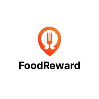 restaurante cocina comer ubicación sitio recompensa revisión vector resumen ilustración logo icono diseño modelo elemento