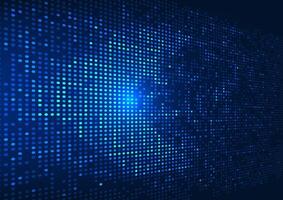 Abstract background, dotted arrow flying at high speed. It shows the development of technology businesses that are growing rapidly and spreading all over the world. vector
