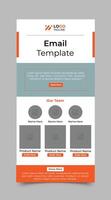 ecommerce email template vector