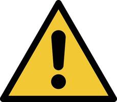 general warning sign iso symbol vector