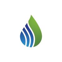 Water drop logo vector