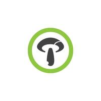 Mushroom logo icon vector