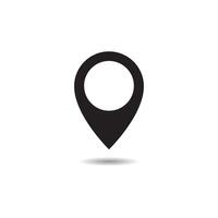 Location point Logo icon vector