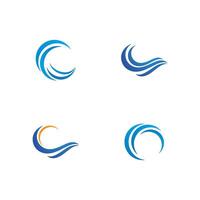 Water Wave logo vector