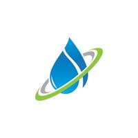 Water drop logo vector