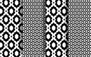 Unique Geometric pattern design template vector