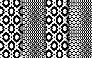 Unique Geometric pattern design template vector