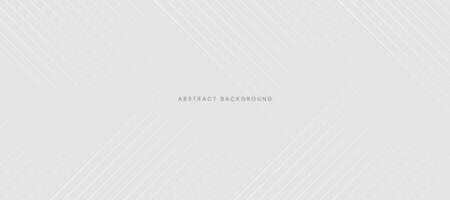 grey white minimal background with diagonal lines design vector