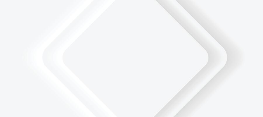 3D square shape white abstract minimalist background
